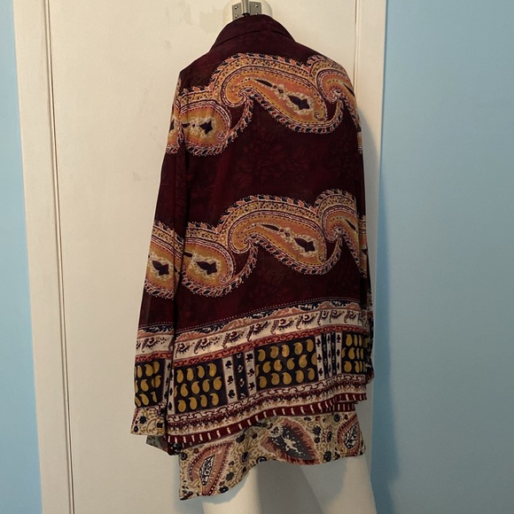 Stunning 2-Piece Tunic ft. Beautiful Bohemian Print (Vintage) - Picture 5 of 8